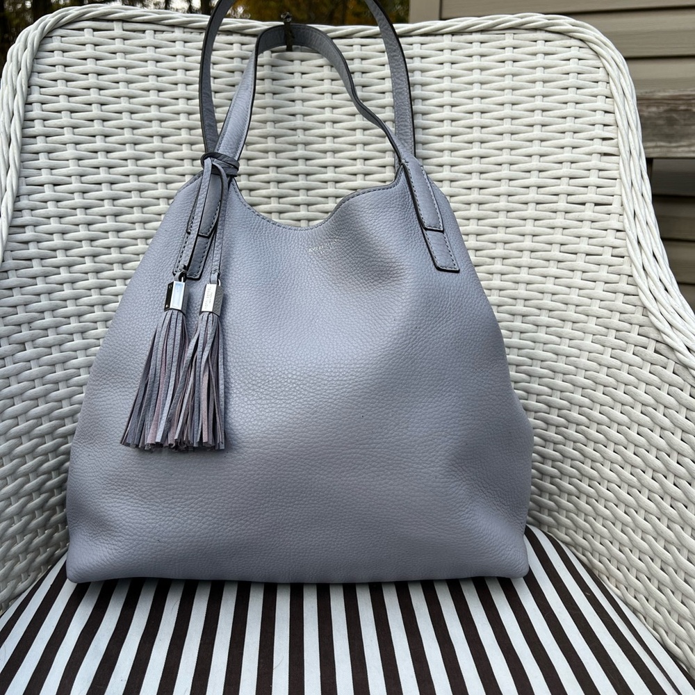 Henri Bendel Daria Tote in Light Grey